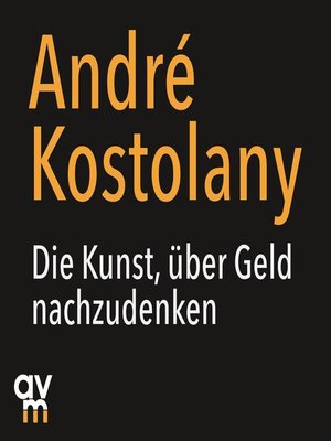 cover image of Die Kunst, über Geld nachzudenken